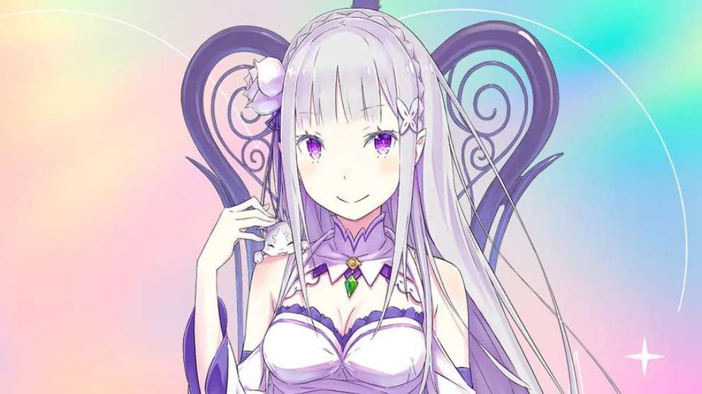Emilia Re:ZERO melhores waifus dos animes