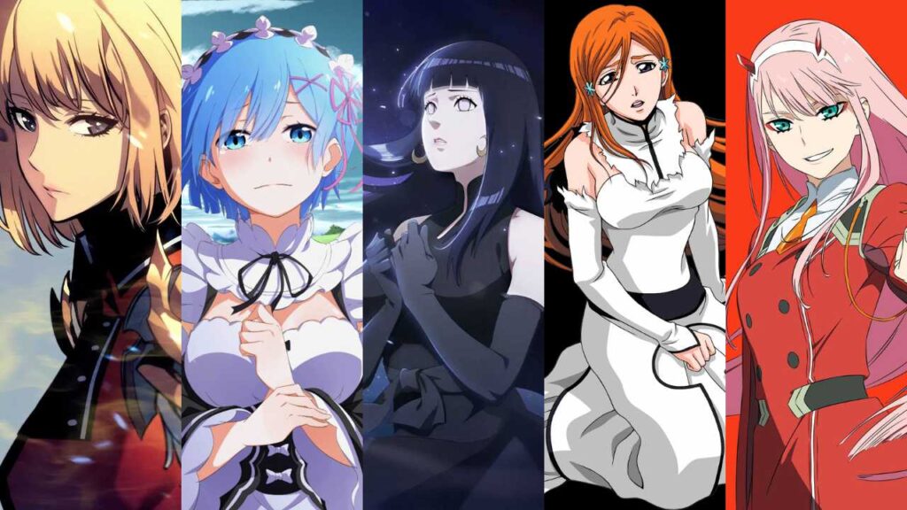 melhores waifus dos animes