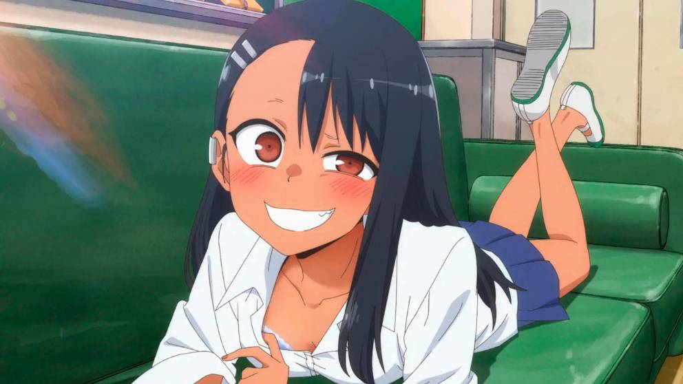 personagens morenas de anime: Nagatoro