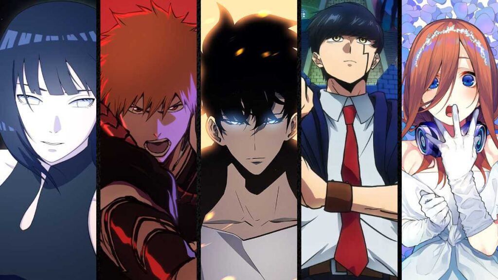 personagens de anime