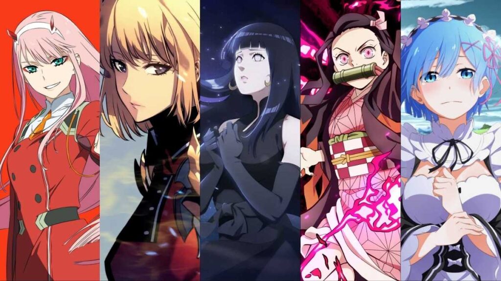 personagens femininas de animes mais populares