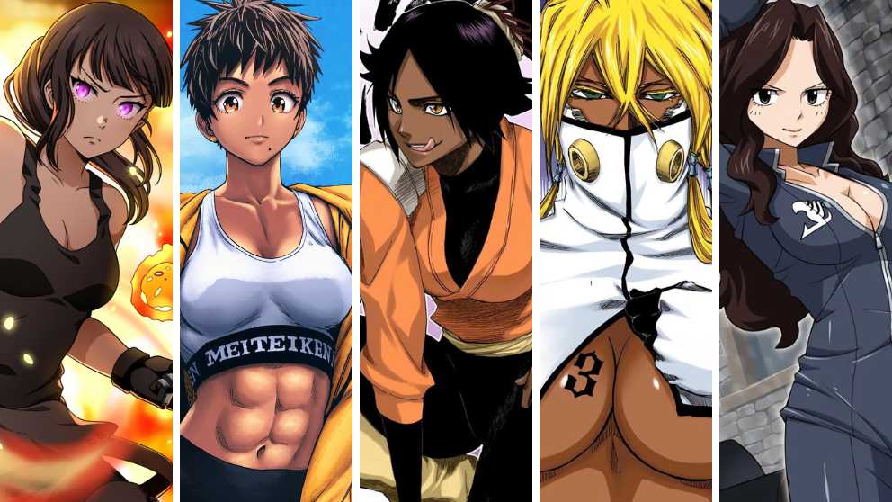 personagens morenas de anime