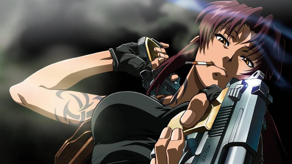 personagens morenas de anime: Revy de Black Lagoon